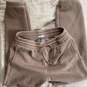 Aritzia TNA CozyAF Dusty Mauve Sweats
